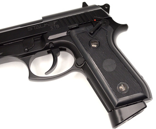 Пневматический пистолет STALKER STB (Beretta 92) Blow Back, стрельба очередью, металл 4,5мм
