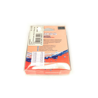 Леска HM-80 красн. 50м (0,125мм, 50м, 3,10кг)